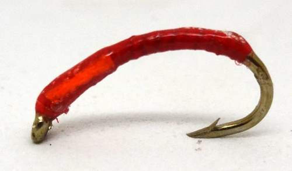 The Essential Fly Orange Cheeked Red Epoxy Buzzer Fishing Fly